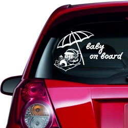 Αυτοκόλλητο αυτοκινήτου - Baby on board 35